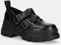 Buffalo mokaszin Aspha Jane Heart fekete, női, platformos, 1620031-BLK - fekete Női 42