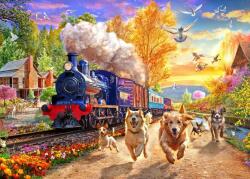 Bluebird Puzzle - Puzzle Following The Train - 300 piese