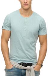 Superdry T-Shirt D2 Stud Merchant Ss Grandad Jersey M1012185A 1xg arona blue (M1012185A 1xg arona blue)