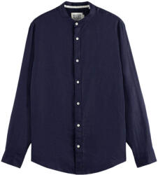 Scotch & Soda Cămaşă Linen Ls Stand Up Collar 179189 SC401 night