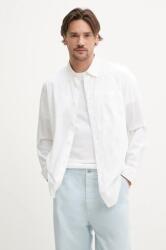HUGO BOSS pamut ing férfi, galléros, fehér, regular, 50539309 - fehér S