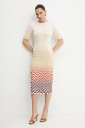 Missoni ruha fehér, midi, testhezálló, DS25SG0T. BK044V - fehér 40
