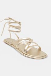 Weekend Max Mara bőr szandál FIABE sárga, női, 2515521095600 - arany Női 37