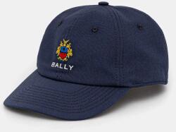 Bally pamut baseball sapka sötétkék, nyomott mintás, MHA028 - sötétkék Univerzális méret
