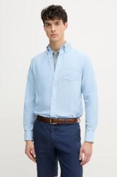 Hackett pamut ing férfi, legombolt galléros, regular, HM3010217 - kék XXL