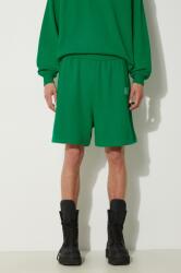 Awake NY pamut rövidnadrág Awake Sweatshort zöld, melange, SP24-PA006 - zöld XL