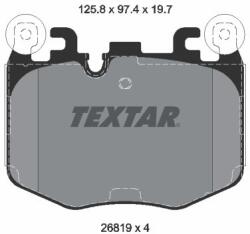 TEXTAR set placute frana, frana disc TEXTAR Q+ 2681901 (2681901)
