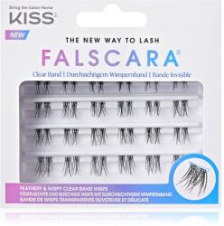 KISS Falscara The New Way to Lash pachet cu gene fără noduri autoadezive 24 buc