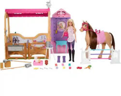 Mattel Barbie Mysteries lovarda lóval és babával (JDN43) - morzsajatekbolt