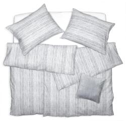 Scanquilt KREP 140 × 220/70 × 90 cm ágyneműhuzat - szürke csíkos minta (34943)