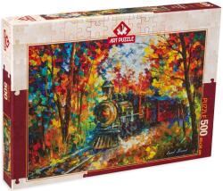 Art Puzzle Puzzle Art Puzzle din 500 de piese - Trenul de toamnă (5096) Puzzle