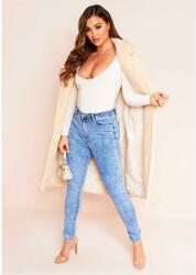 Missy Empire Дънки Missy Empire Denim 5 Pocket Mid Wash Skinny Jeans - Denim