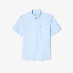 Lacoste Мъжка риза с къс ръкав Lacoste Short Sleeve Oxford Shirt Mens - Blue F6Z - sportihobi - 240,55 лв