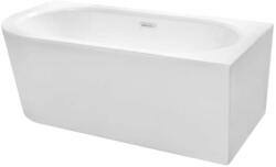 Besco Avita A-Line fal mellé szerelhető fűrdőkád 160x75 cm négyszögletes fehér #WAA-160ALBN (#WAA160ALBN)