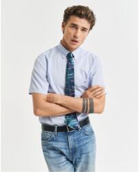 Gant Риза с къс ръкав Gant Regular Fit Classic Poplin Short Sleeve Shirt - Light Blue
