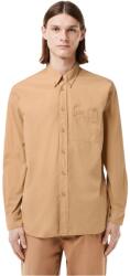 Lacoste Риза Lacoste Men's Long Sleeve Plain Shirt - Sand