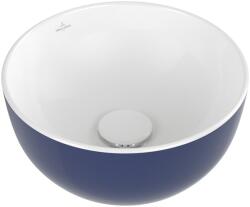 Villeroy & Boch Artis mosdótál 32.5x32.5 cm kerek mosdótálak kék matt 438932BCS4 (438932BCS4)