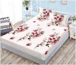 EmonaMall Долен чаршаф с ластик и две калъфки (за матрак от 160x200 до 180x200) EmonaMall, 3 части - Модел S14252 (S14252-66666L)
