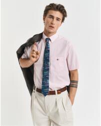 Gant Риза с къс ръкав Gant Regular Fit Classic Poplin Short Sleeve Shirt - Light Pink