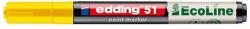 edding Lakkmarker EDDING 51 1-2 mm sárga (7580260004) - tonerpiac