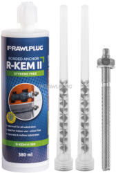 KOELNER 300ml poliészter gyanta szett- 4db Menetes szár M10x130mm+1 db R-KEM-II +2 keverőszár (K-64517)