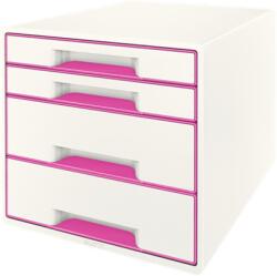 Leitz Suport documente alb-roz cu 4 sertare Leitz (ESS52132023)
