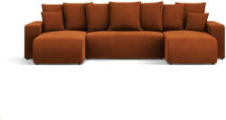 maison heritage INTERIEUR Coltar extensibil Jini in forma de U cu 5 locuri, colt reversibil si tapiterie din catifea (MH_UF_121_F1_JINI3) Canapea