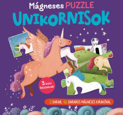 Napraforgó Könyvkiadó Mágneses puzzle - Unikornisok (9789634834632)