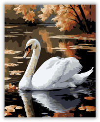 Hattyú az Őszi Tavon - számfestő készlet