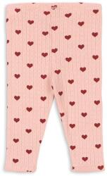 Konges Sløjd gyerek pamut legging MINNIE PANTS GOTS rózsaszín, mintás, KS102584 - rózsaszín 110-116