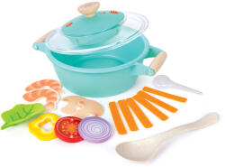 Hape Set de gatit alimente la aburi pentru copii 16 piese (E3187A) Bucatarie copii