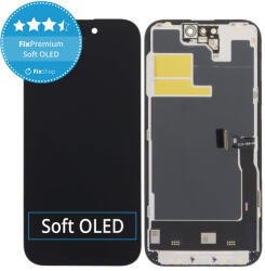 Apple Ecran Soft OLED 120Hz pentru iPhone 14 Pro, Sticlă tactilă cu ramă, FixPremium