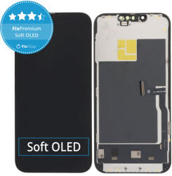 Apple Ecran Soft OLED 120Hz pentru iPhone 13 Pro, Sticlă tactilă cu ramă, FixPremium