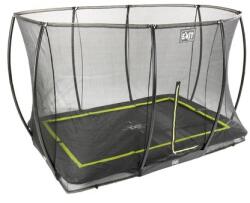 EXIT Toys Silhouette Ground + Safetynet Rect. 214x305cm trambulin, fekete