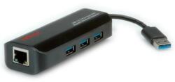 Roline 12.02. 1107-5 USB 3.0 UTP Átalakító 5cm 1Gbps fekete (12.02.1107-5)