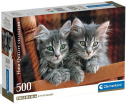 Clementoni Szürke cicák 500 db-os (35580)
