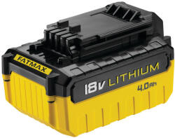 STANLEY FatMax 18 V pótakkumulátor 4 Ah (Nem használható FMC620, FMC640, FMC670 & FMC700 típusokhoz! ) (STANLEY-FMC688L-XJ)