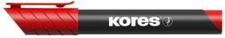 Kores Alkoholos marker, 3-5 mm, kúpos, KORES "K-Marker XP1", piros (IK20937) - tonerprint