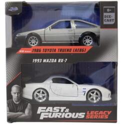 Jada Toys Toys 253202031 Fast and Furious fém autómodell 2 db-os - Toyota, Mazda RX7 1: 32 (253202031)