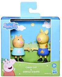 Hasbro Interactive Set 2 figurine Hasbro Peppa Pig: Best Friends, Candy Cat si Gerald Giraffe, +3 ani, multicolor Figurina