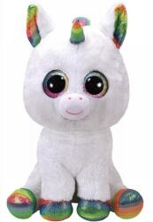 Ty Jucarie de plus TY - Beanie Boos, Unicornul Pixy, 42 cm, Alb