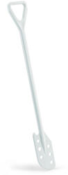 IGEAX élelmiszeripari keverőlapát / kaparó perforált 130 mm x 1200 mm fehér (1111W)