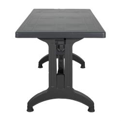 Iris GF-1000A Stable antracit műanyag asztal 70x120cm (GF-1000A)