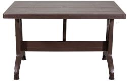 Iris GF-1000BR Stable barna műanyag asztal 70x120cm (GF-1000BR)