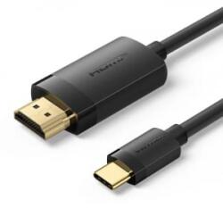 Vention USB-C - HDMI kábel 2m fekete (CRIBH) (CRIBH)