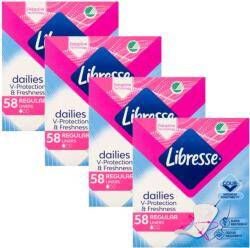 Libresse Dailies Fresh Regular Tisztasági betét 4x58db