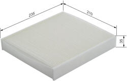 Bosch Filtru habitaclu BOSCH 1987432113