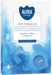 AURA 6 бр. чаени свещи aura с аромат на анти-табак (p15-69)