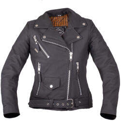 W-Tec Női bőr motoros kabát W-TEC Brinea matt fekete XL (28235-XL)