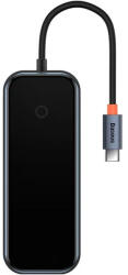 Baseus AcmeJoy 5 az 1-ben hub, USB-C - 2xUSB-A 3.0, USB-A 2.0, USB-C PD, HDMI, sötétszürke (WKJZ010213) - phoner
